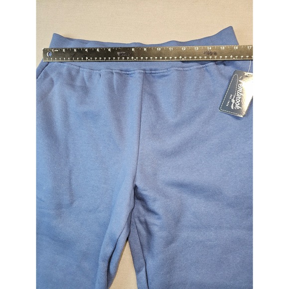 Pembrook Blue Floral Embroidered Sweatshirt Jogger Pants Set Women's Size L NWT - Picture 9 of 12